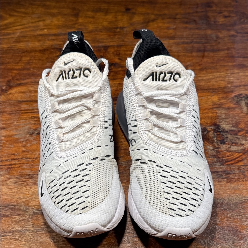 Nike Air Max 270 Cream and Black Sneakers
